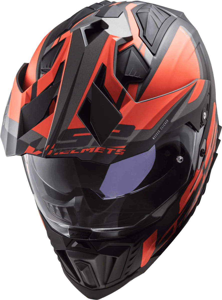 MX701 EXPLORER ALTER MATT BLACK FL.ORANGE