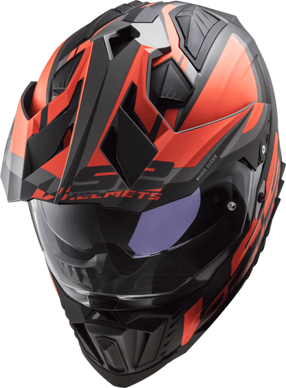 MX701 EXPLORER ALTER MATT BLACK FL.ORANGE