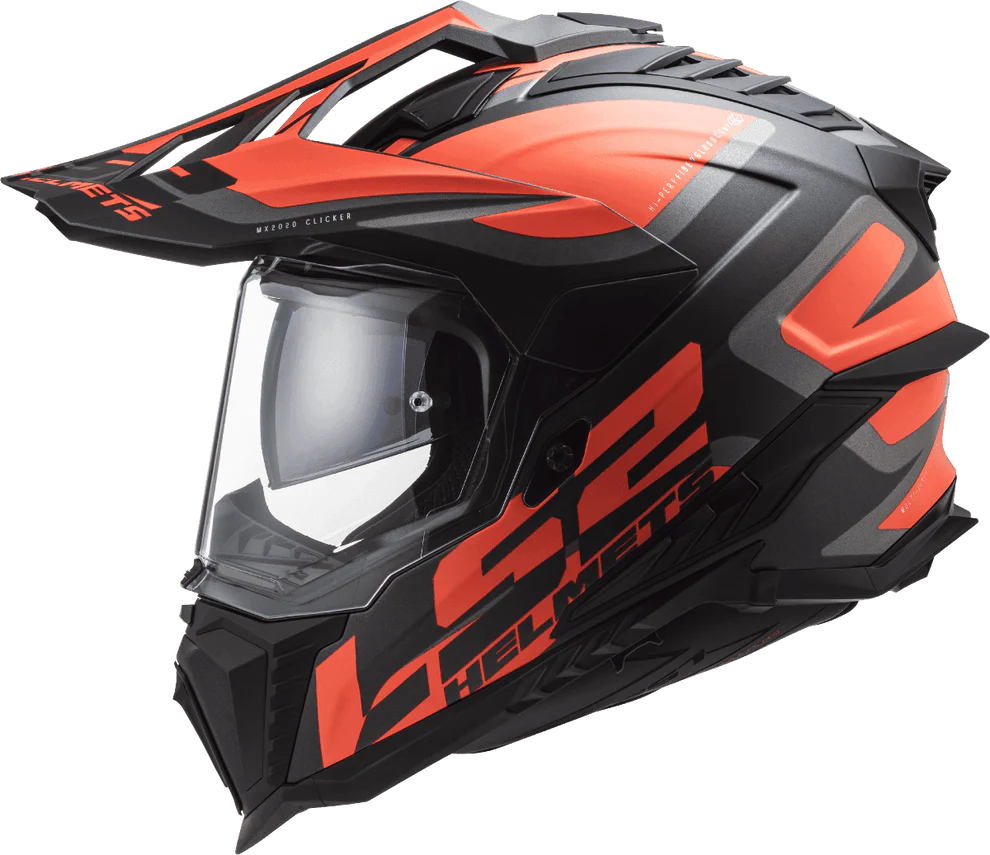 MX701 EXPLORER ALTER MATT BLACK FL.ORANGE