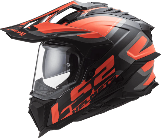 MX701 EXPLORER ALTER MATT BLACK FL.ORANGE