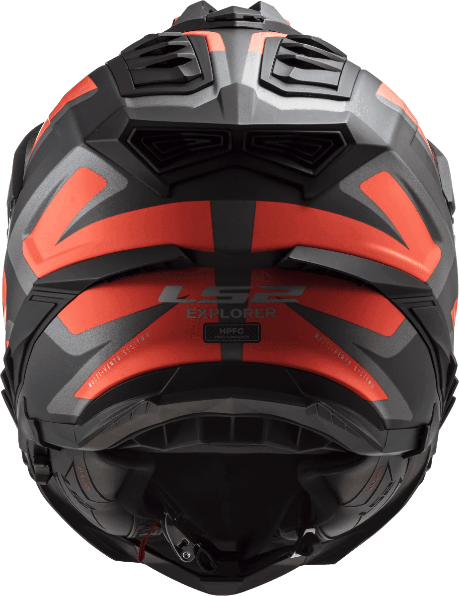 MX701 EXPLORER ALTER MATT BLACK FL.ORANGE