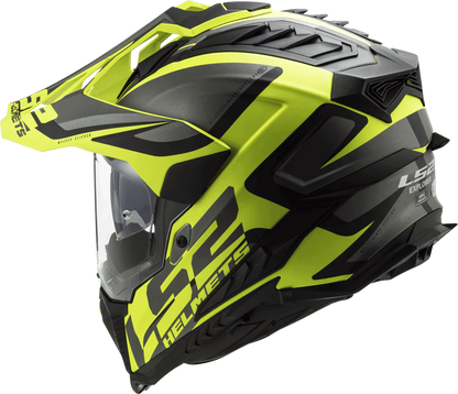 LS2 MX701 EXPLORER ALTER MATT BLACK H-V YELLOW