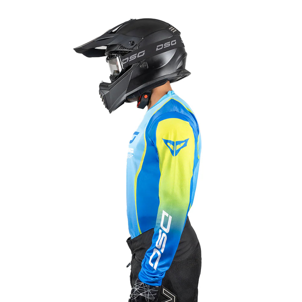 DSG FACTORY RACING JERSEY: AQUA BLUE