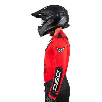 DSG ALPHA RACING JERSEY: RED BLACK