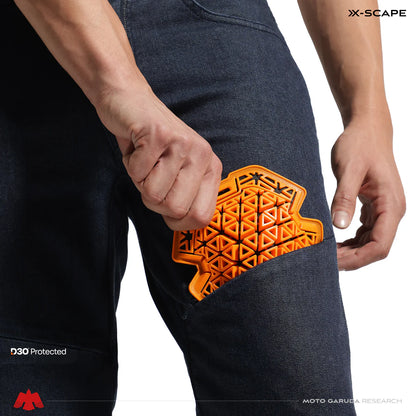 MOTO GARUDA X-SCAPE DENIM - INDIGO BLUE