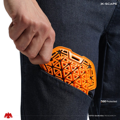 MOTO GARUDA X-SCAPE DENIM - INDIGO BLUE