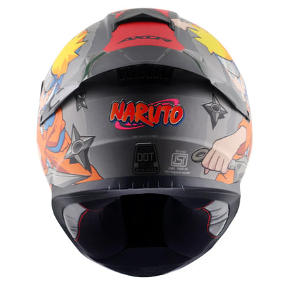 AXOR SABER NARUTO HELMET DULL BLACK ORANGE