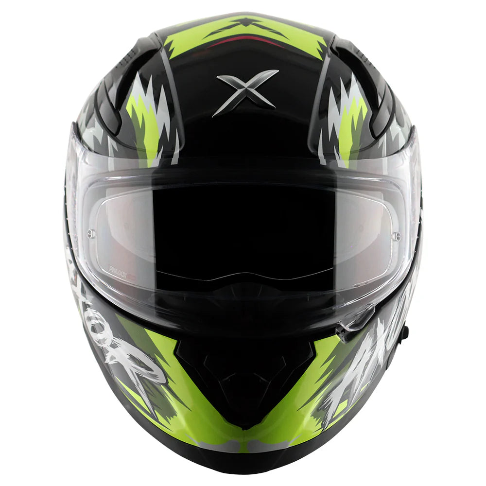 AXOR APEX FALCON HELMET BLACK NEON YELLOW