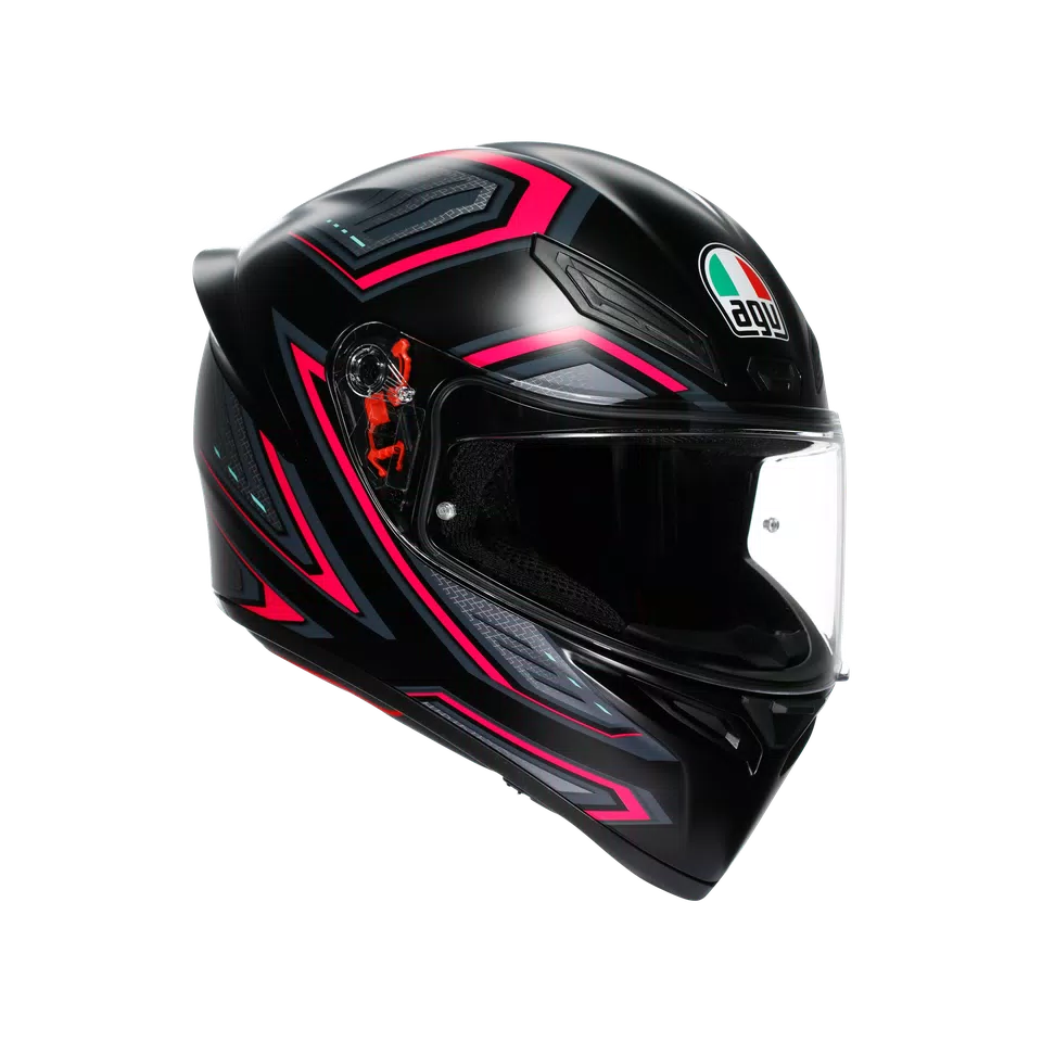 AGV K1 S SLING MATT BLACK/PINK DOT(E2206)