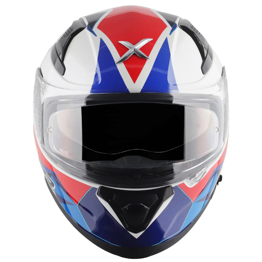 AXOR APEX PRISM HELMET WHITE BLUE