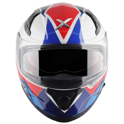 AXOR APEX PRISM HELMET WHITE BLUE
