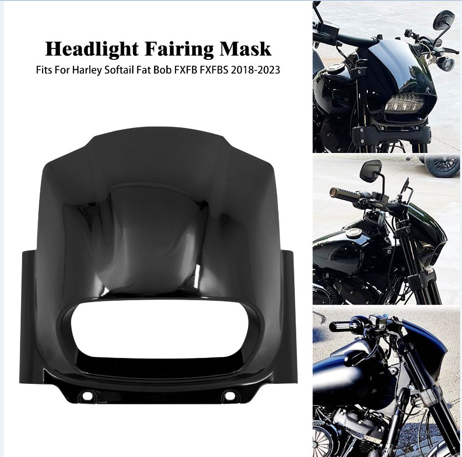 FATBOB HEADLIGHT FAIRING KIT FOR HARLEY-DAVIDSON SOFTAIL FXFBS 2018-2025