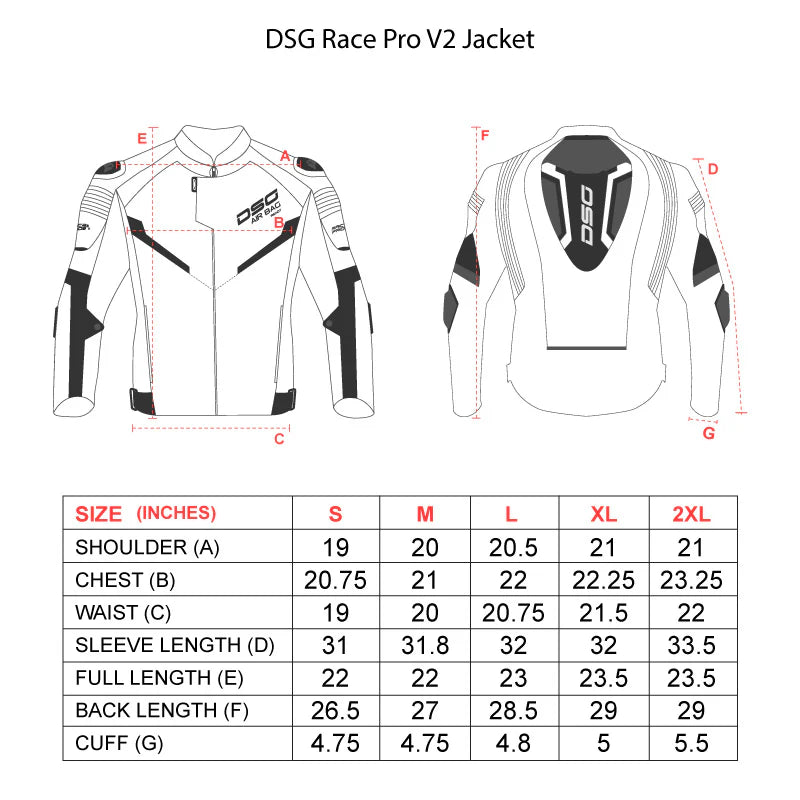 DSG Race Pro V2 Riding Jacket Black Yellow Fluo