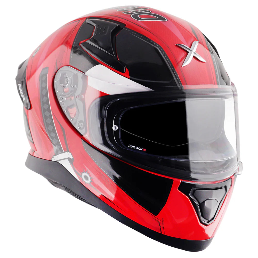 AXOR APEX MARVEL DEADPOOL HELMET RED BLACK