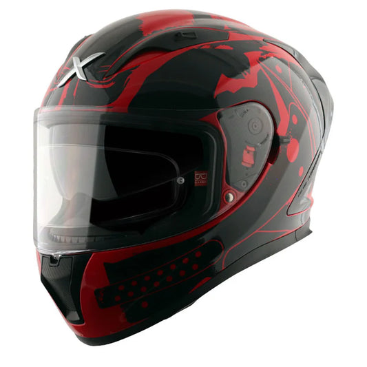 AXOR STREET DC BATMAN HELMET RED BLACK