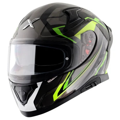 AXOR APEX ROAD TRIP HELMET BLACK GREEN