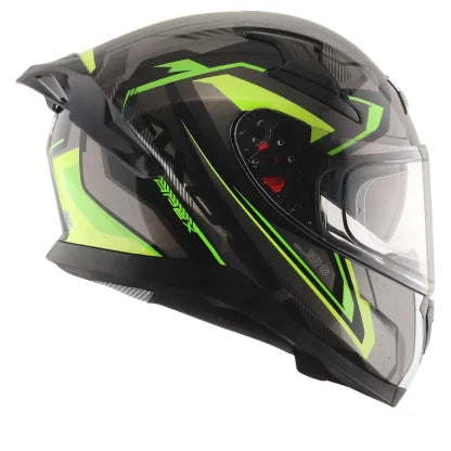 AXOR APEX ROAD TRIP HELMET BLACK GREEN