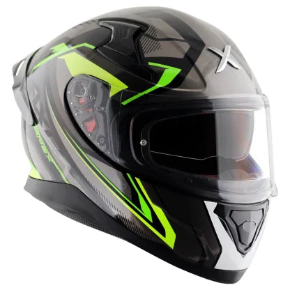 AXOR APEX ROAD TRIP HELMET BLACK GREEN