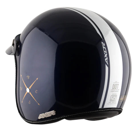 AXOR RETRO JET EURO GLOBE HELMET ROYAL BLUE