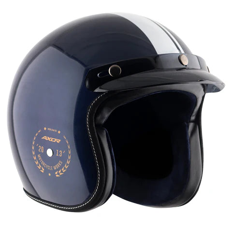 AXOR RETRO JET EURO GLOBE HELMET ROYAL BLUE