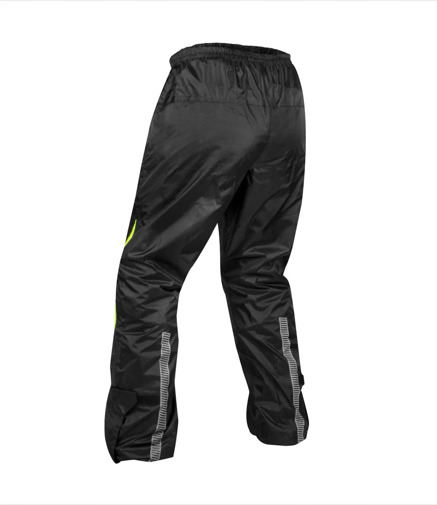 RYNOX H2GO PRO RAIN PANTS (BLACK HI-VIZ GREEN)