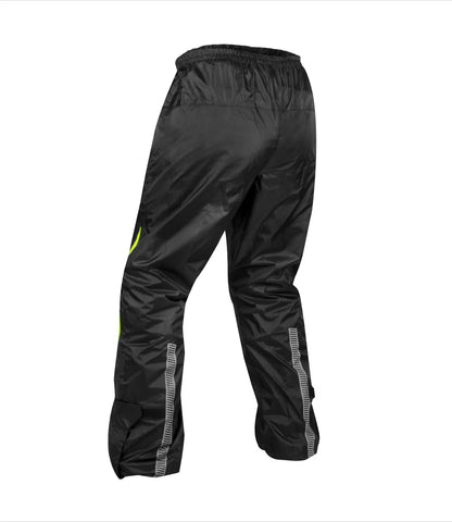RYNOX H2GO PRO RAIN PANTS (BLACK HI-VIZ GREEN)