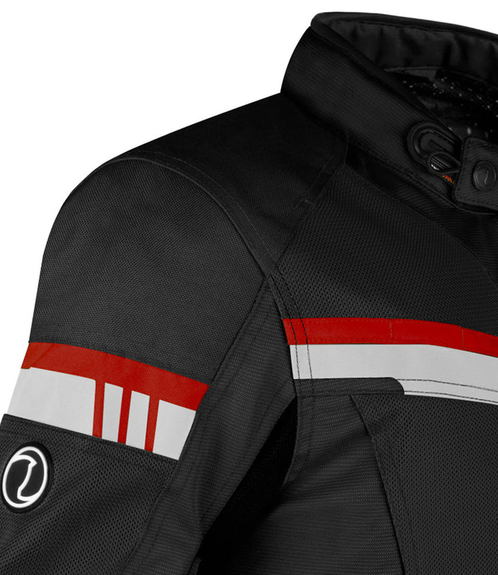 RYNOX STEALTH AIR PRO JACKET-BLACK RED