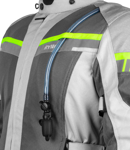 RYNOX STEALTH AIR PRO JACKET-GREY HI-VIZ GREEN