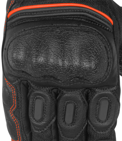 Rynox Tornado Pro 3 Gloves  Black Orange