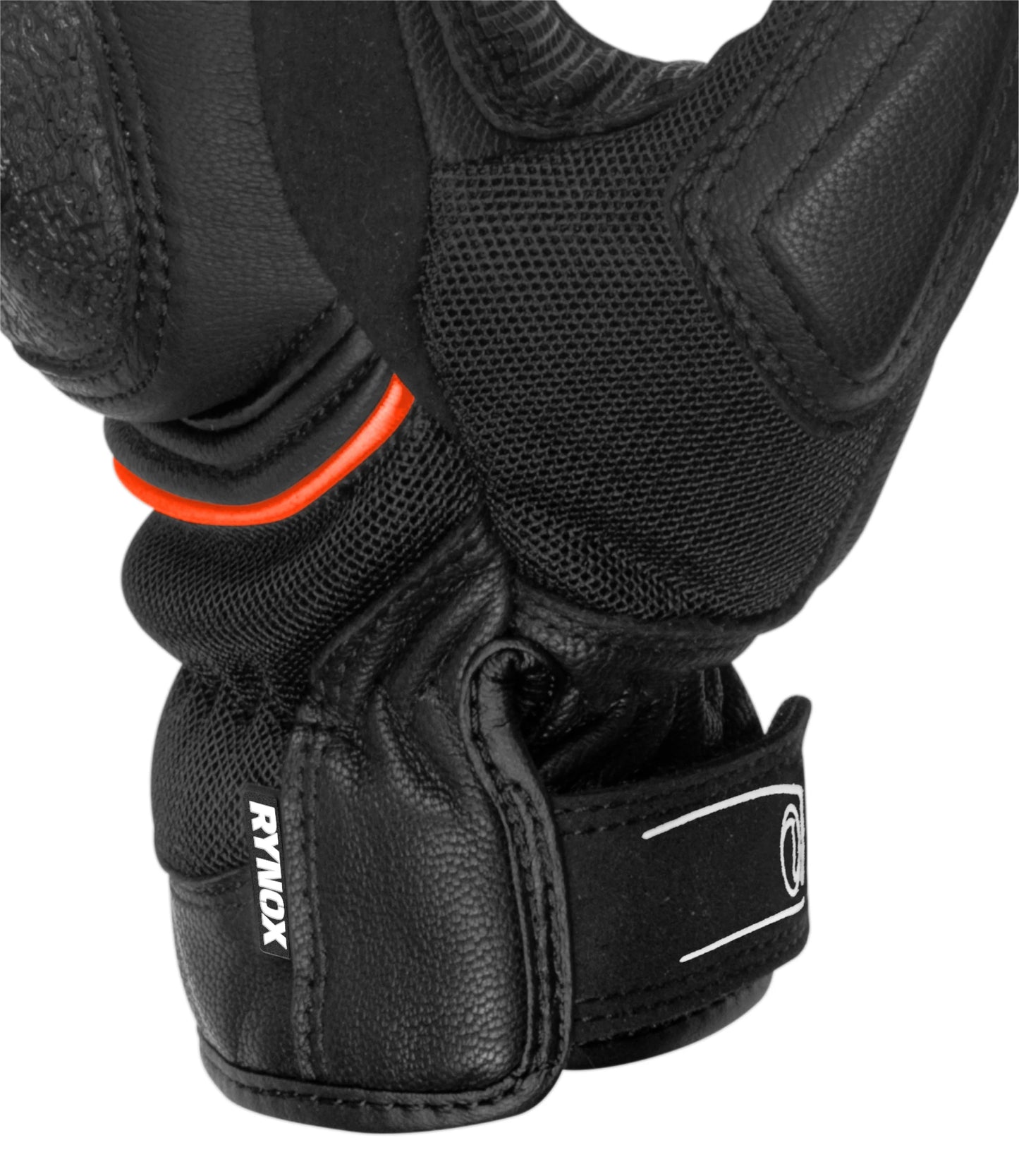 Rynox Tornado Pro 3 Gloves  Black Orange