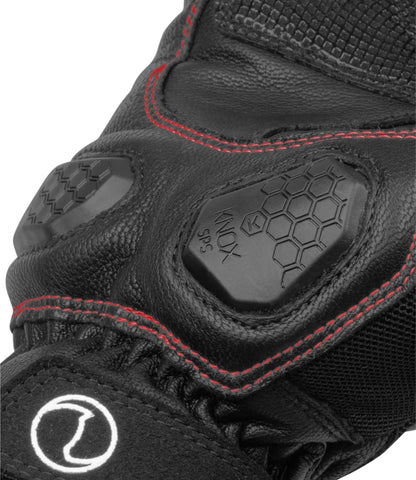 Rynox Tornado Pro 3 Gloves  Black Red