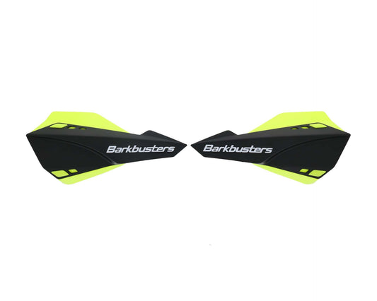BARKBUSTERS SABRE MX/ENDURO HANDGUARDS – BLACK (WITH DEFLECTORS IN YELLOW HIVIZ)
