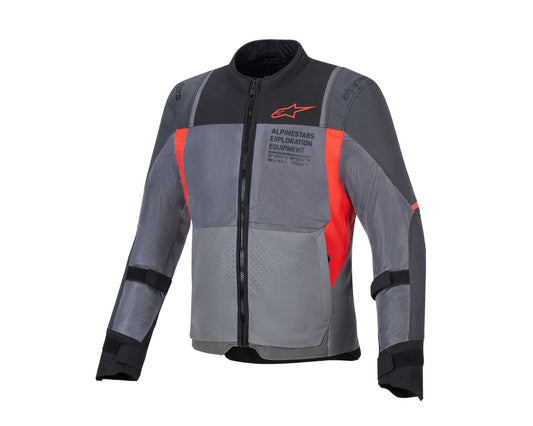 ALPINESTARS ST-2 AIR JACKET-DEEP GREY/DARK GREY/BRIGHT RED