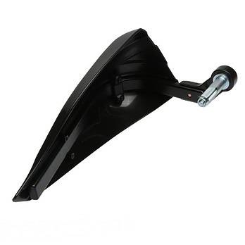BARKBUSTERS STORM HANDGUARD – SINGLE POINT BAR END MOUNT FOR HOLLOW HANDLEBARS – BLACK