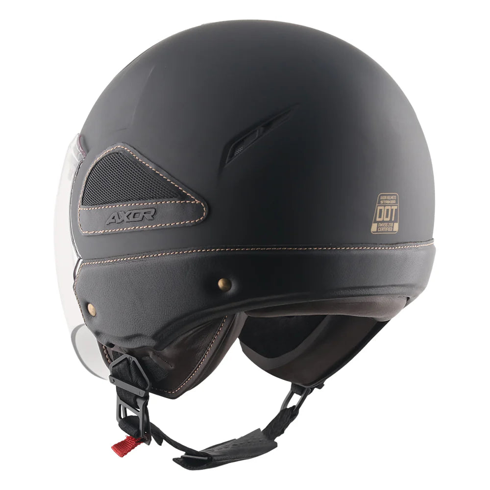 AXOR STRIKER ICON HELMET   DULL BLACK TAN