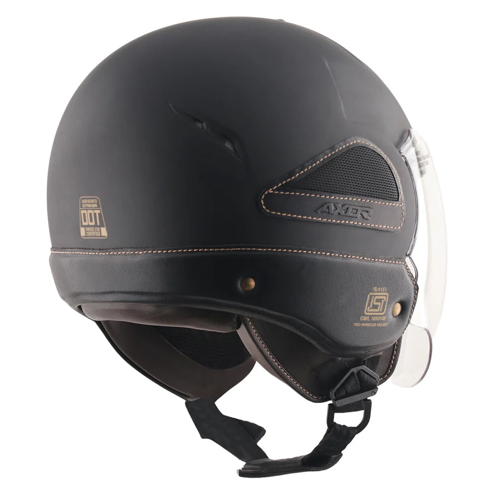 AXOR STRIKER ICON HELMET   DULL BLACK TAN