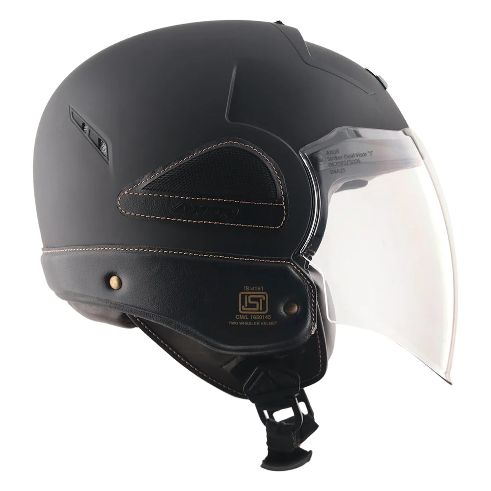 AXOR STRIKER ICON HELMET   DULL BLACK TAN