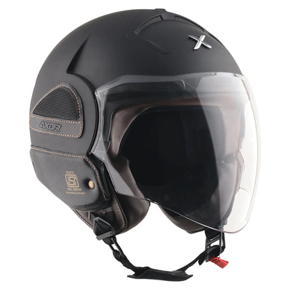 AXOR STRIKER ICON HELMET   DULL BLACK TAN