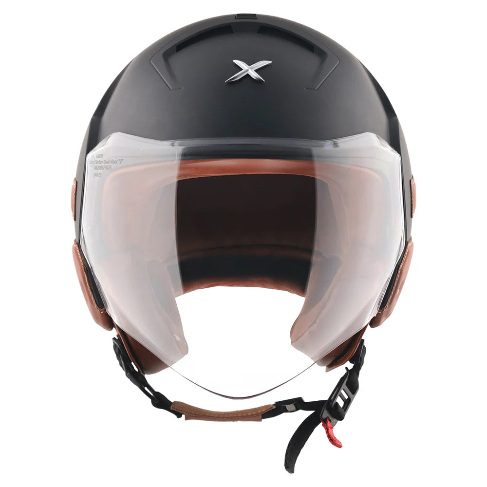 AXOR STRIKER ICON HELMET   DULL BLACK BROWN