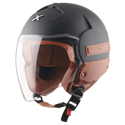 AXOR STRIKER ICON HELMET   DULL BLACK BROWN