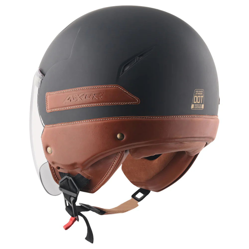 AXOR STRIKER ICON HELMET   DULL BLACK BROWN