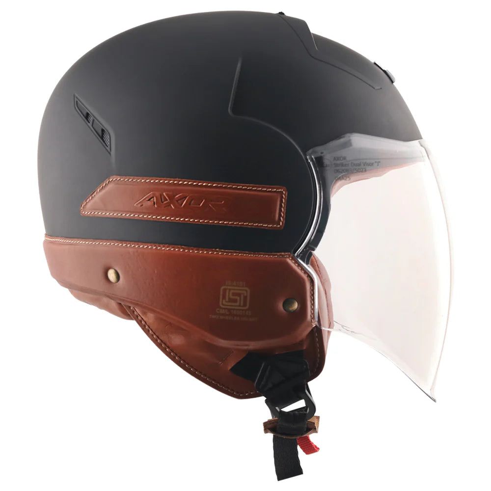 AXOR STRIKER ICON HELMET   DULL BLACK BROWN