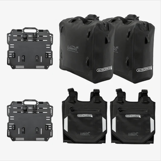 LOBOO ALPS INFLATABLLE WATERPROOF SIDE BAGS (23L/30L) | WITH ANTI THEFT LOCK