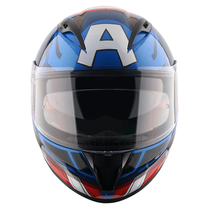 AXOR STREET MARVEL CAPTAIN AMERICA HELMET BLUE RED WHITE