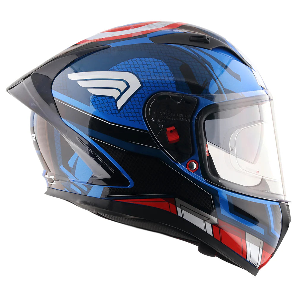AXOR STREET MARVEL CAPTAIN AMERICA HELMET BLUE RED WHITE