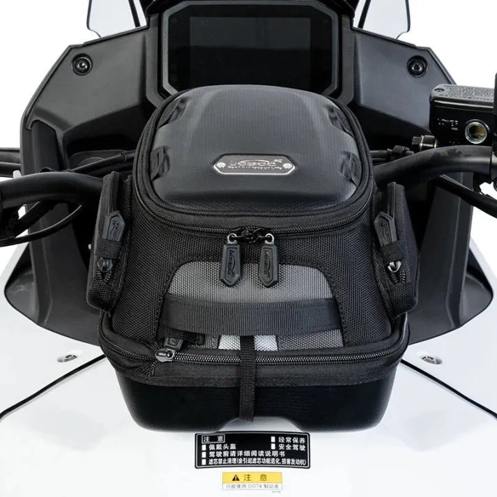 LOBOO BTB15BK QUICK-LOCK  EXPANDABLE MOTORCYCLE TANK BAG