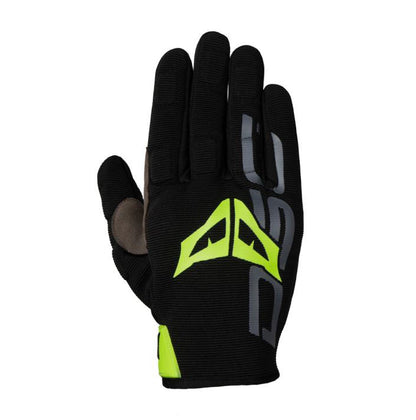 DSG ALPHA AIR RIDING GLOVES BLACK YELLOW FLUO