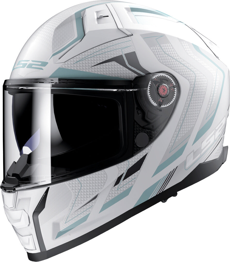LS2 VECTOR II HPFC ALIZER WHITE SILVER