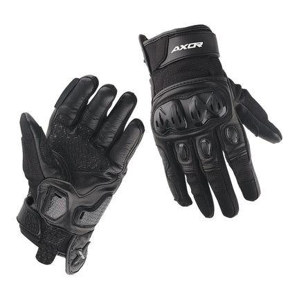 AXOR VIPER RIDING BLACK GLOVES BLACK