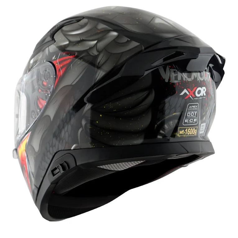 AXOR APEX VENOMOUS HELMET BLACK GREY